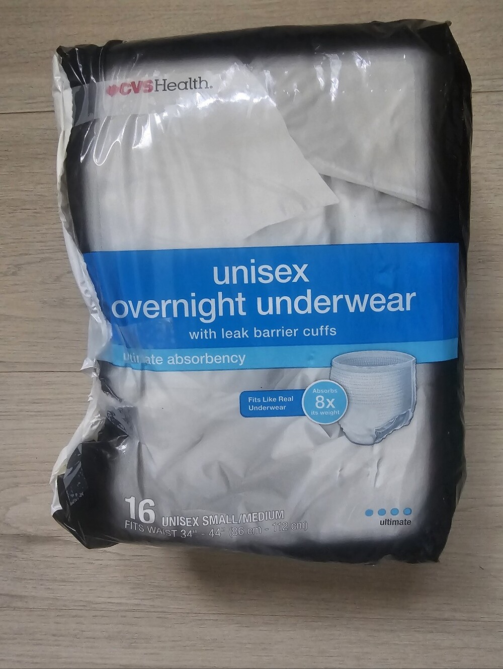 CVS Brand Unisex Overnight Underwear - Sm/Md